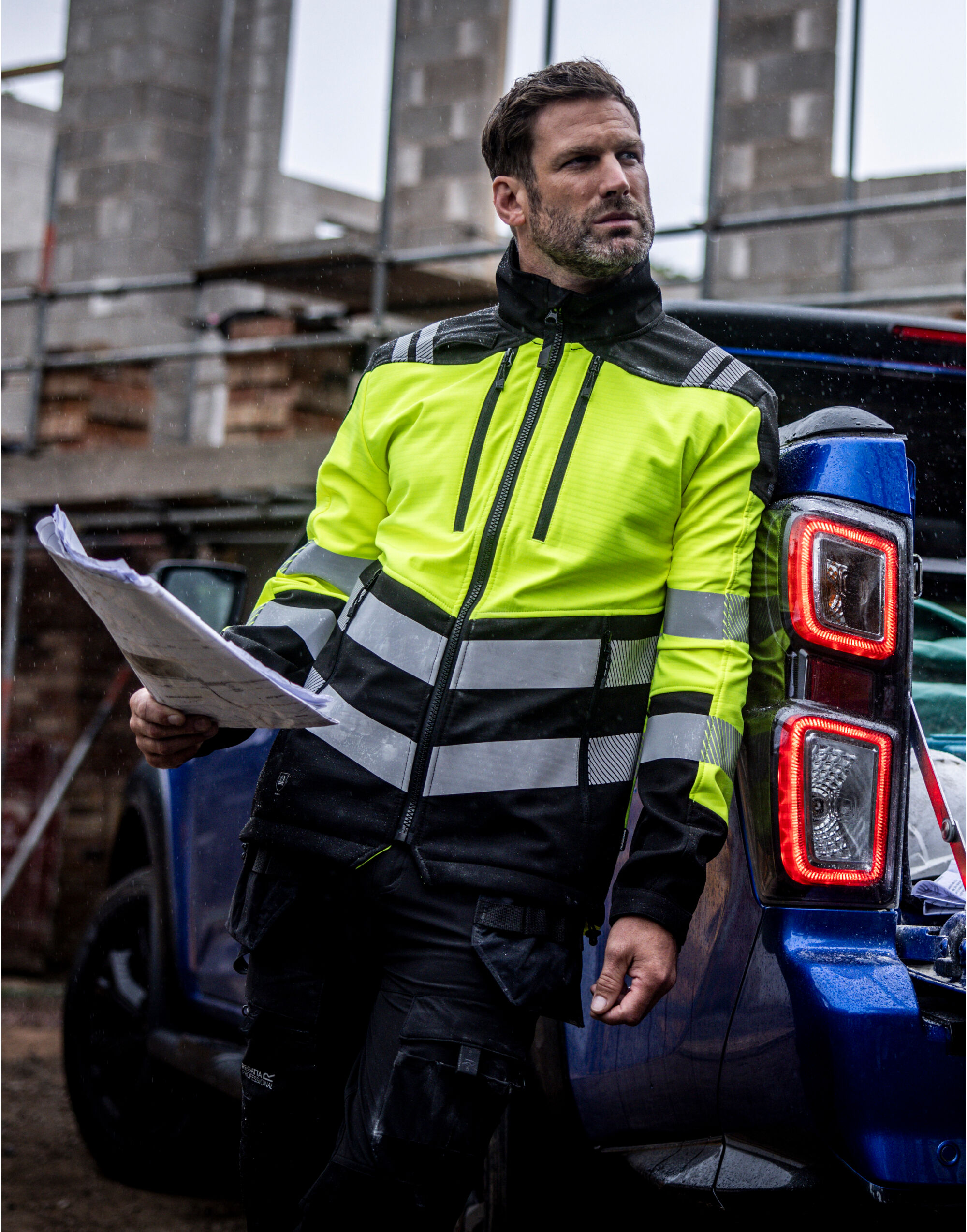 Hi-Vis X-Pro 3 Layer Softshell