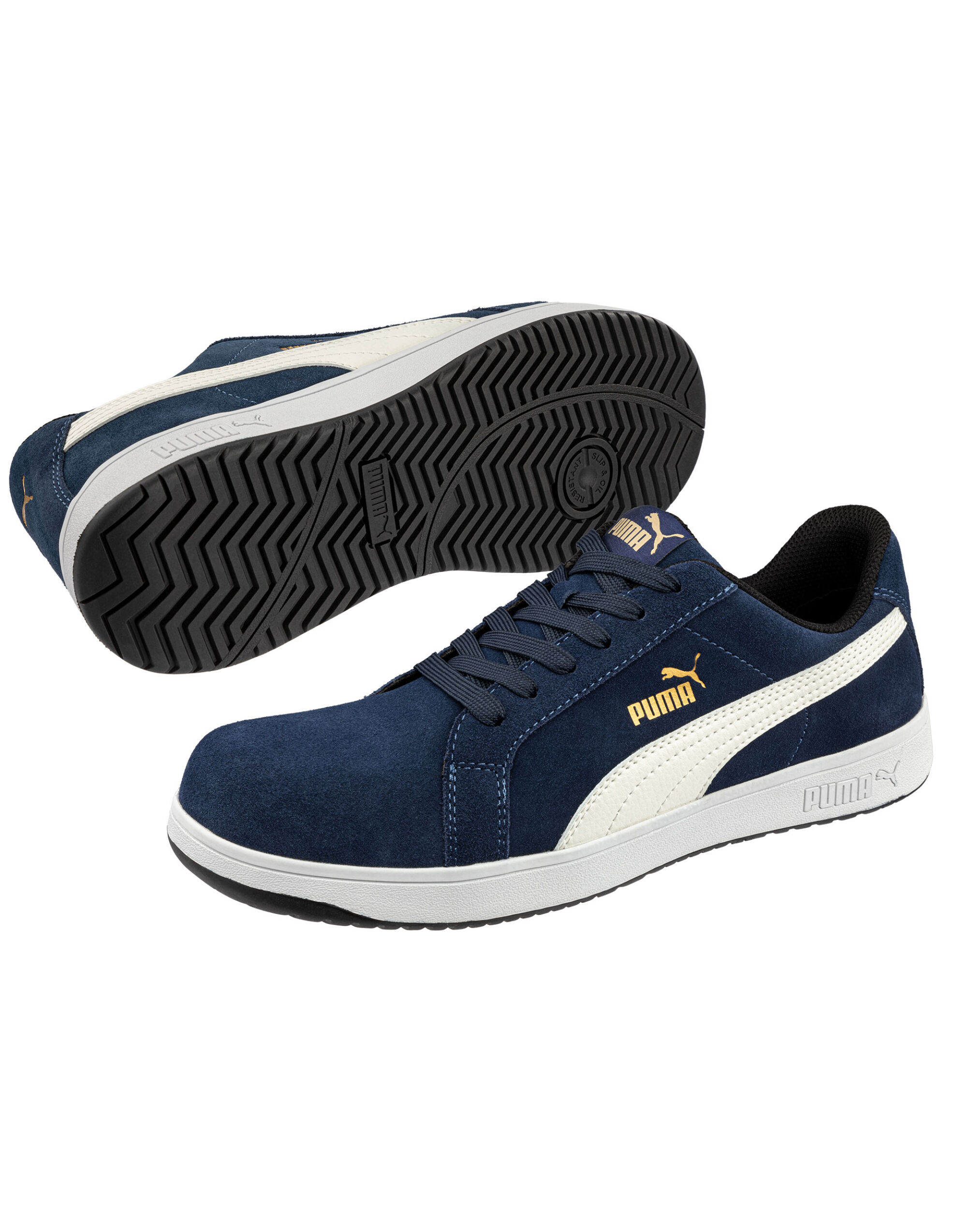 Iconic Suede Navy Low S1PL ESD