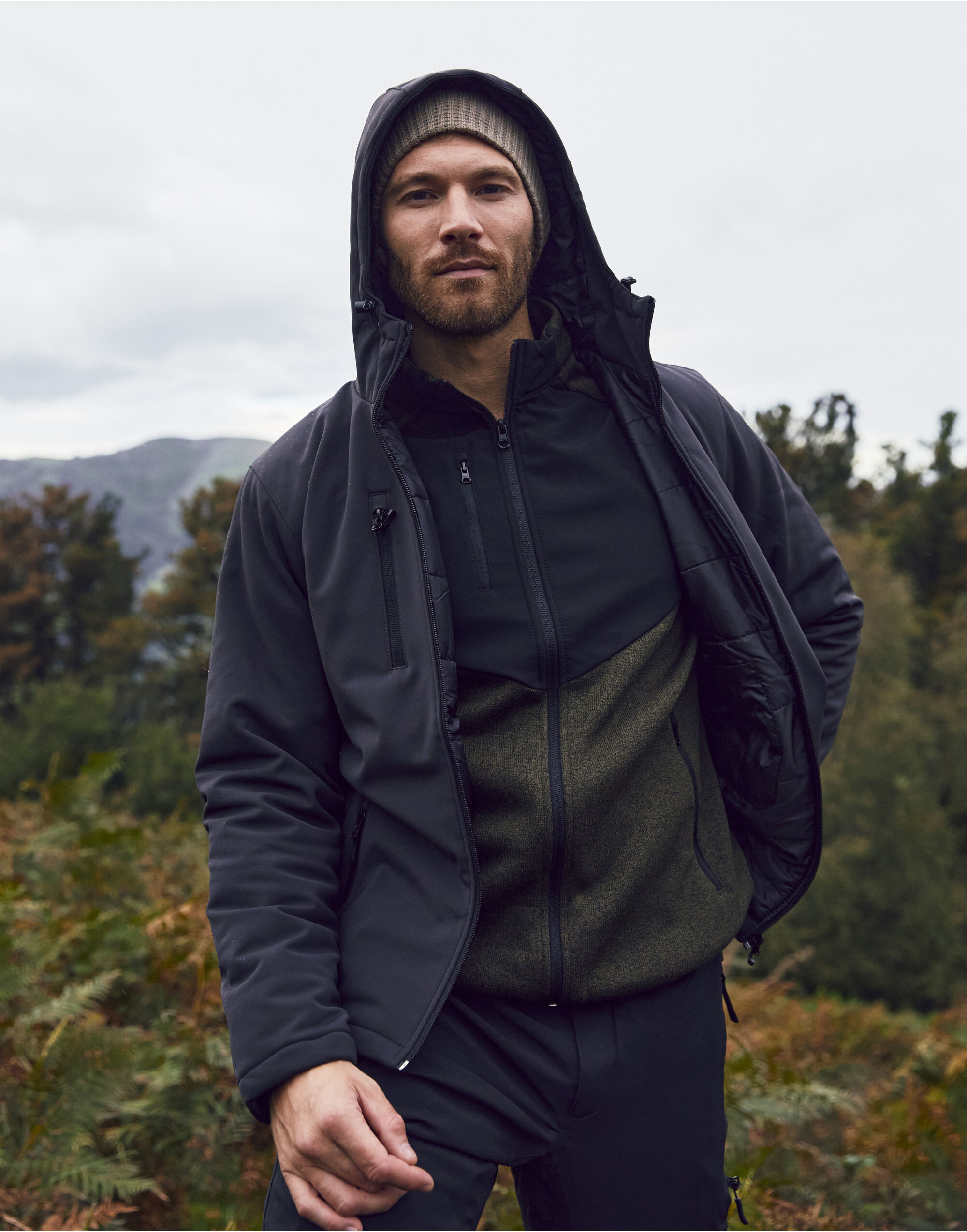 Padded Hoody Softshell 		_x000D_
