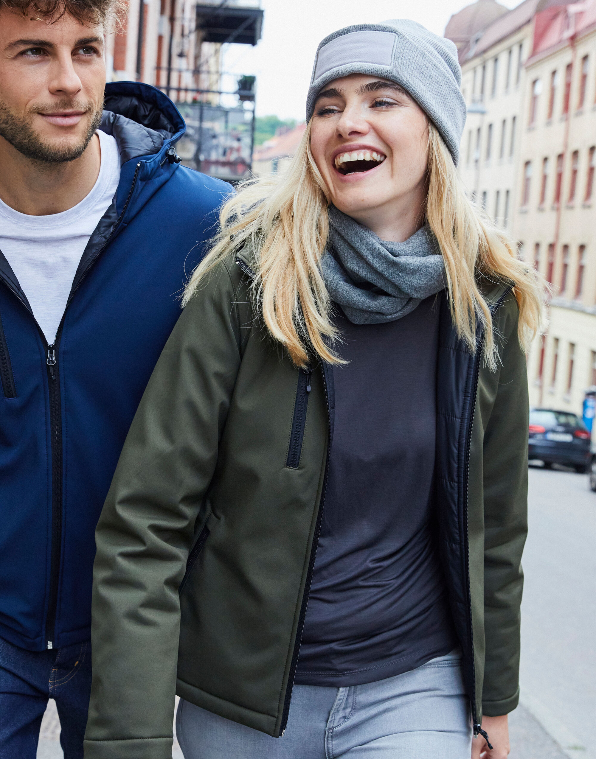 Ladies Padded Softshell Hoody