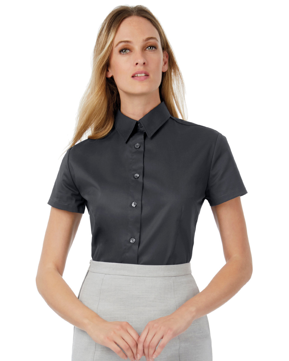 Women's Sharp Short Sleeve Twill Shirt